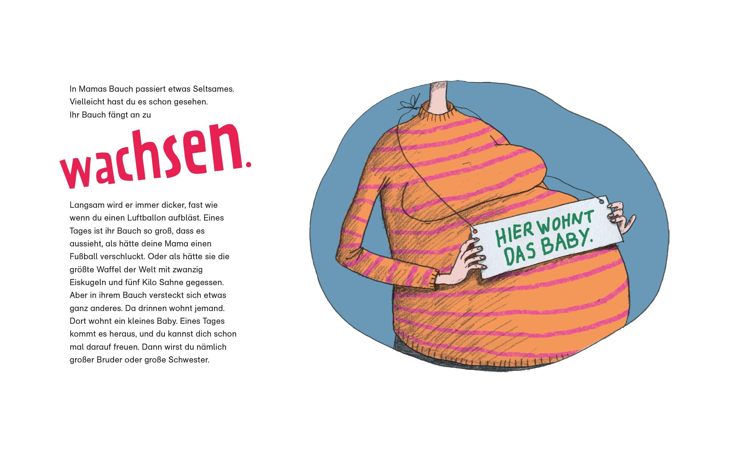 Beispielinhalt (Bild) Wer wohnt denn da in Mamas Bauch?