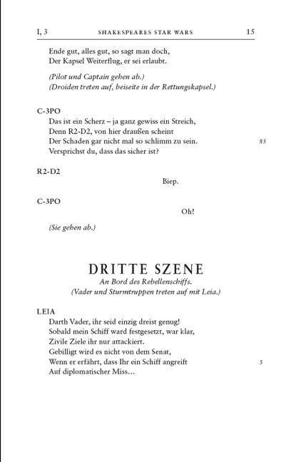 Beispielinhalt (Bild) William Shakespeares Star Wars 01 - Fürwahr, Eine neue Hoffnung