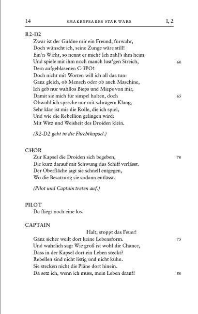 Beispielinhalt (Bild) William Shakespeares Star Wars 01 - Fürwahr, Eine neue Hoffnung