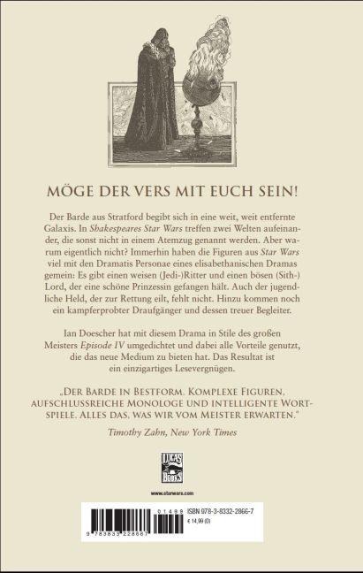 Rückseitencover William Shakespeares Star Wars 01 - Fürwahr, Eine neue Hoffnung