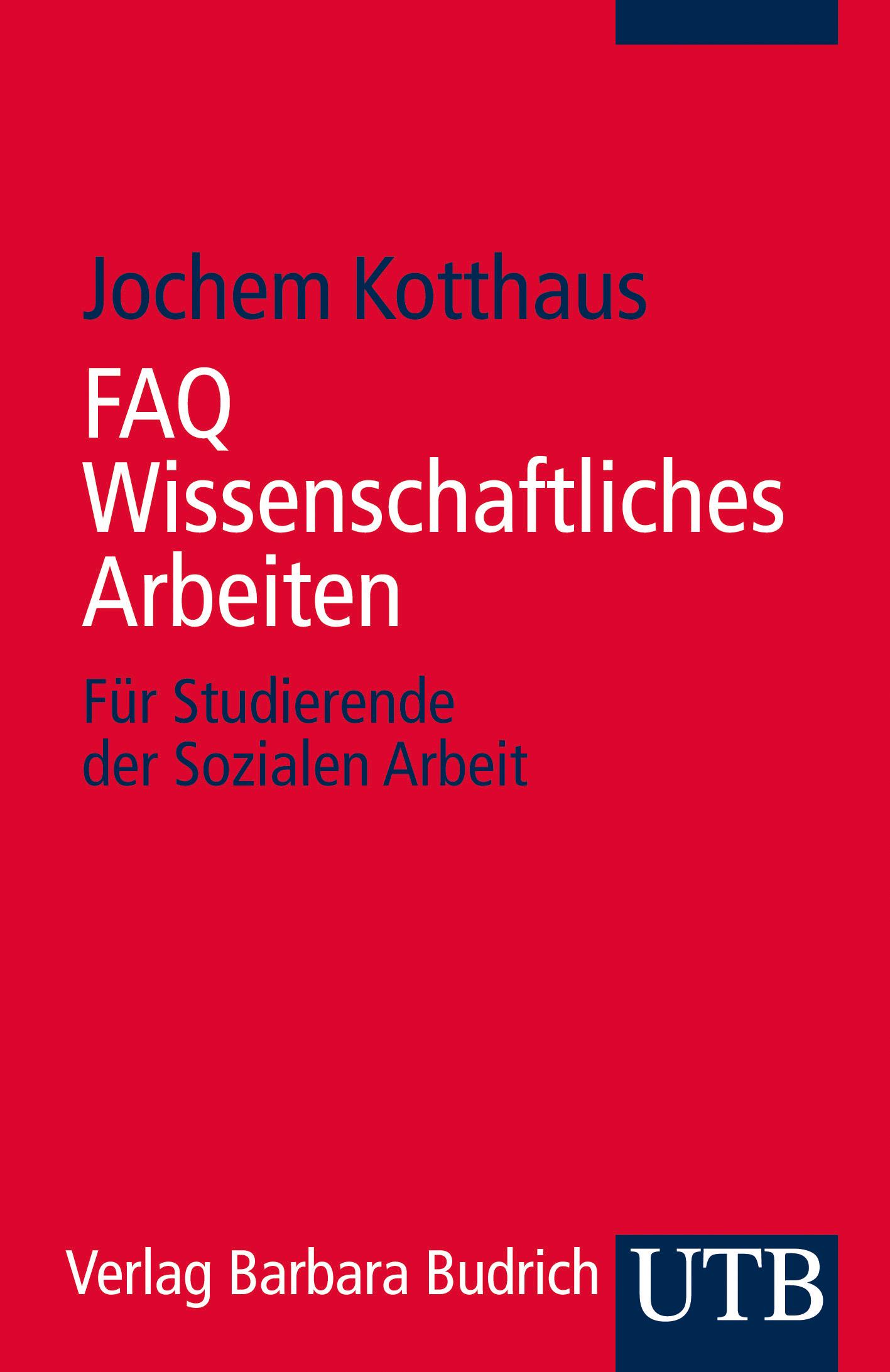 Vorderes Coverbild FAQ Wissenschaftliches Arbeiten