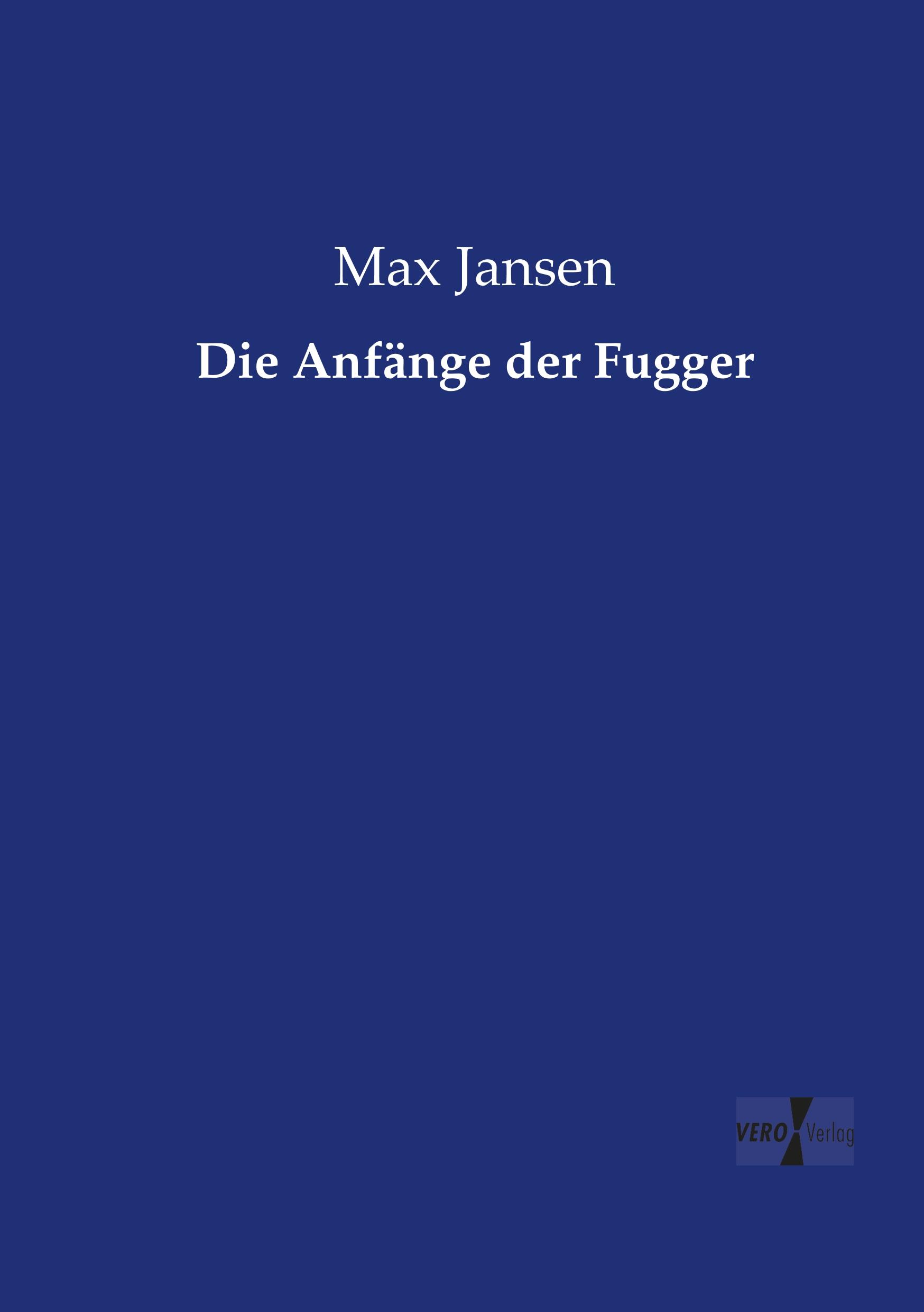 Vorderes Coverbild Die Anfänge der Fugger