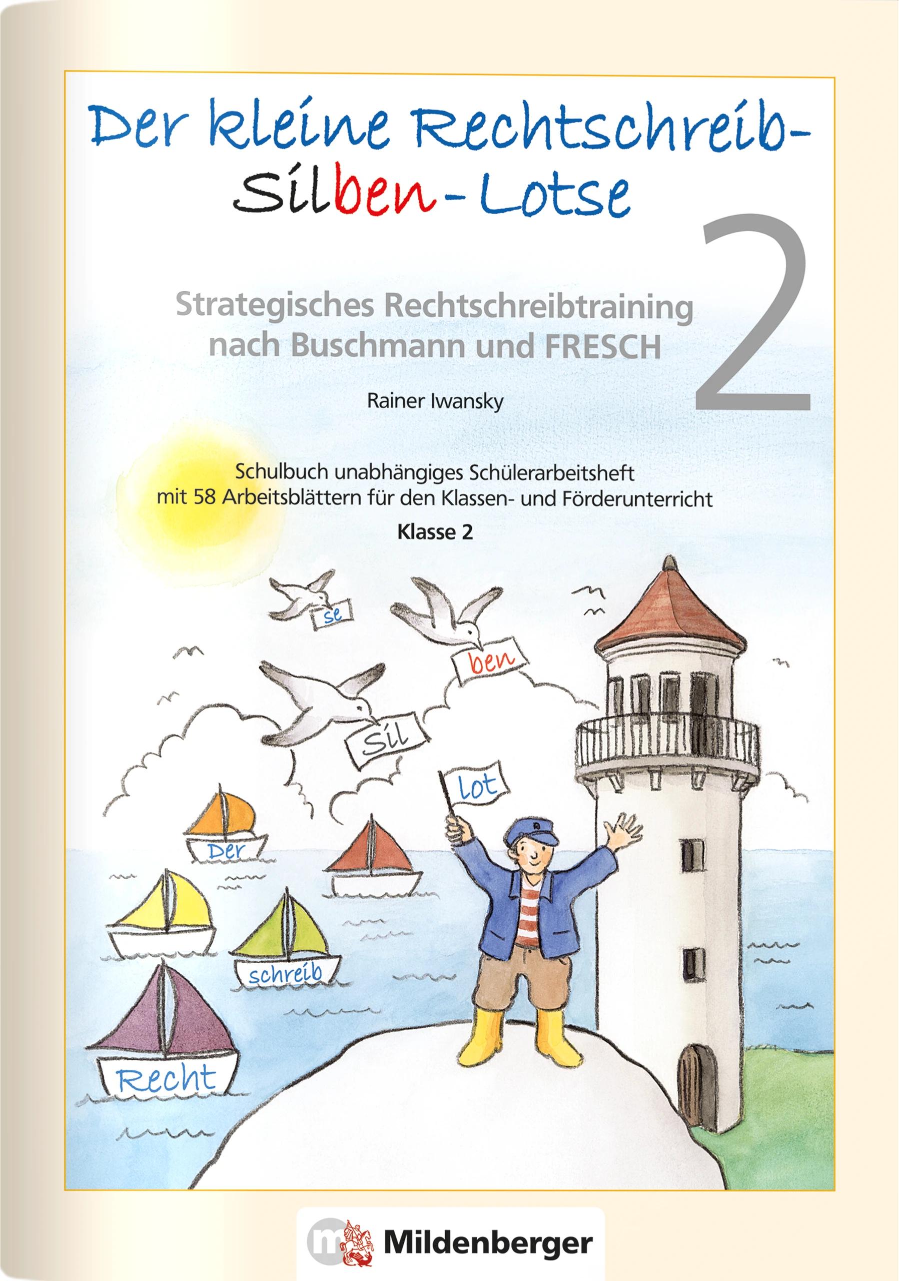 Vorderes Coverbild Der kleine Rechtschreib-Silben-Lotse, Klasse 2