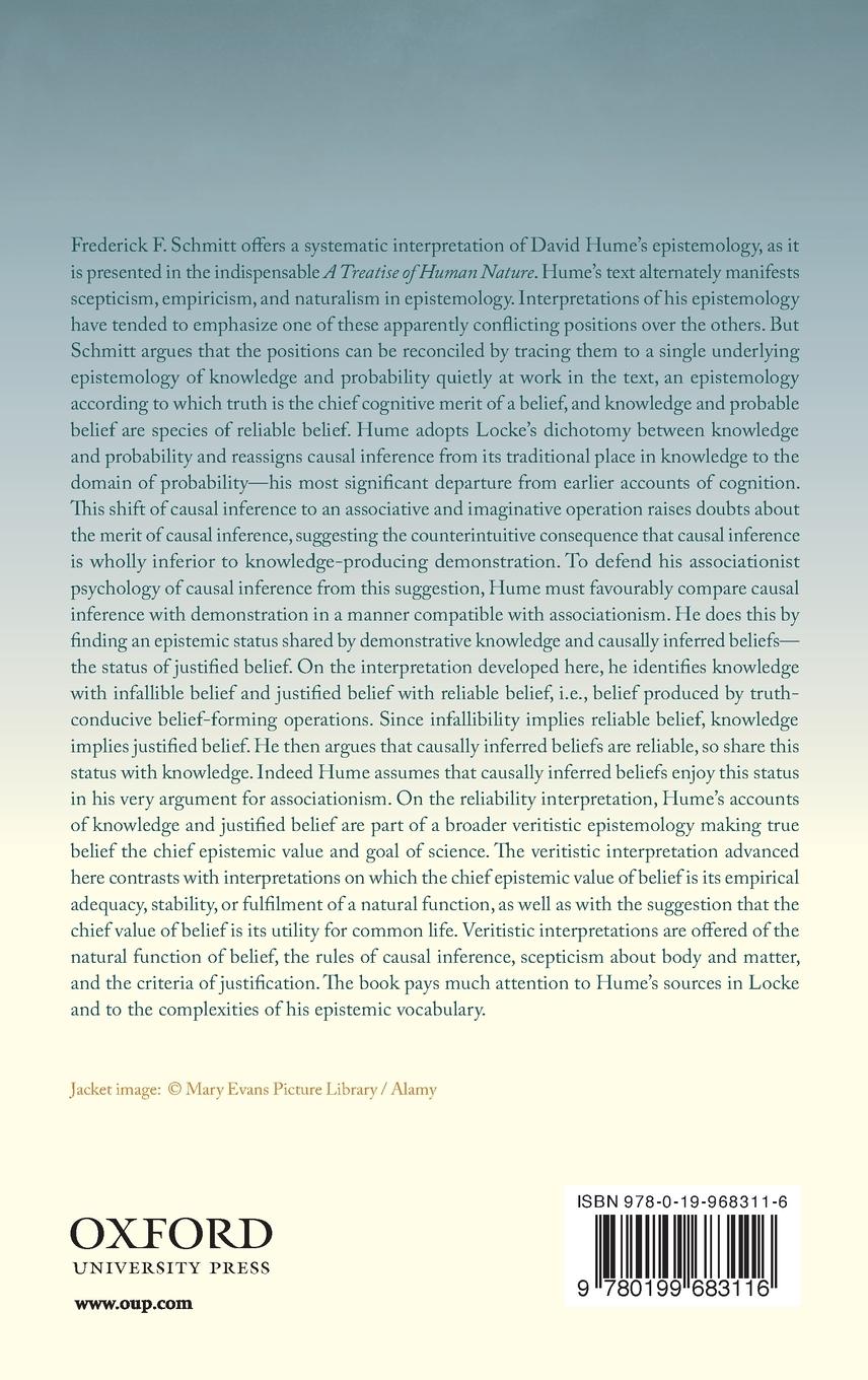 Rückseitencover Hume's Epistemology in the Treatise