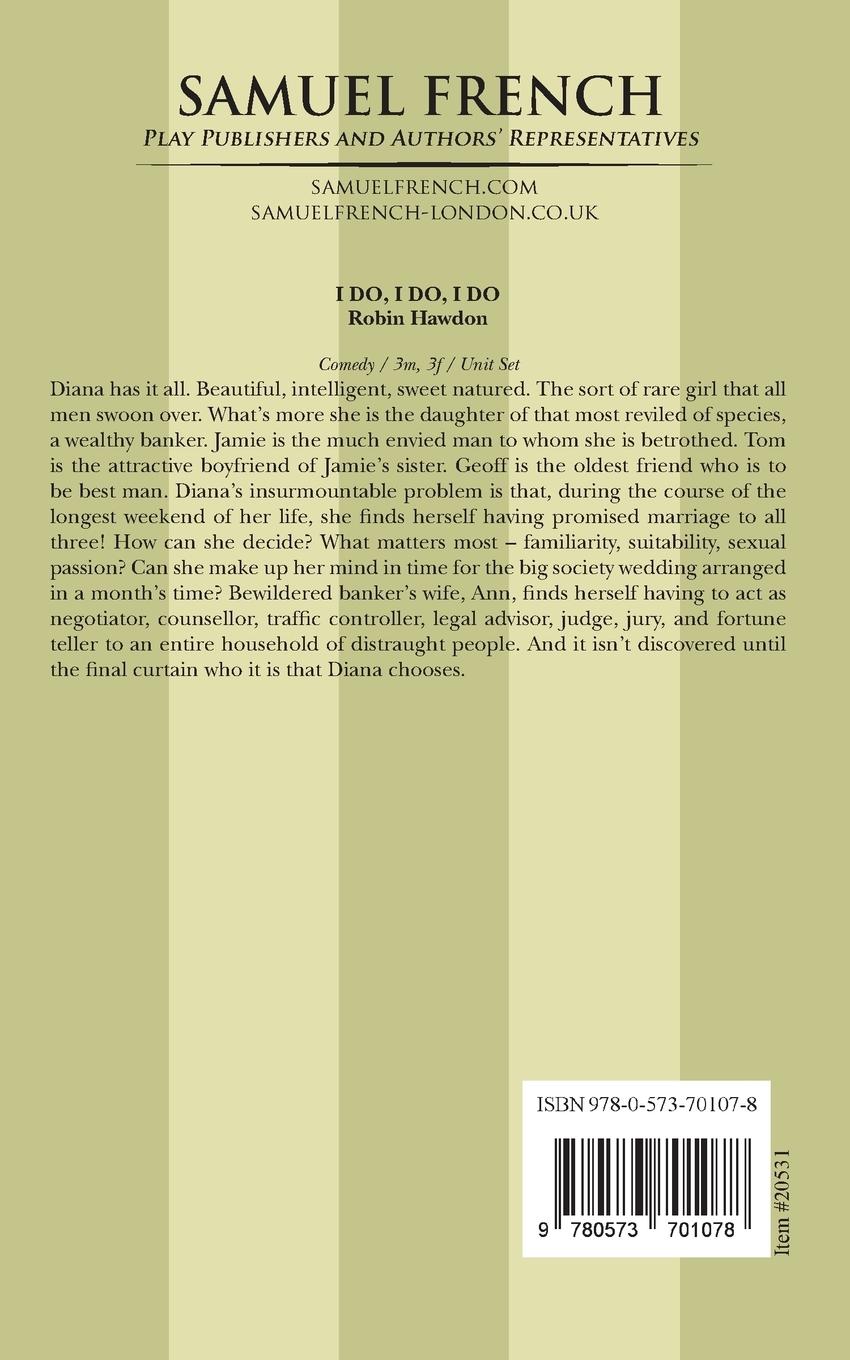 Rückseitencover I Do, I Do, I Do