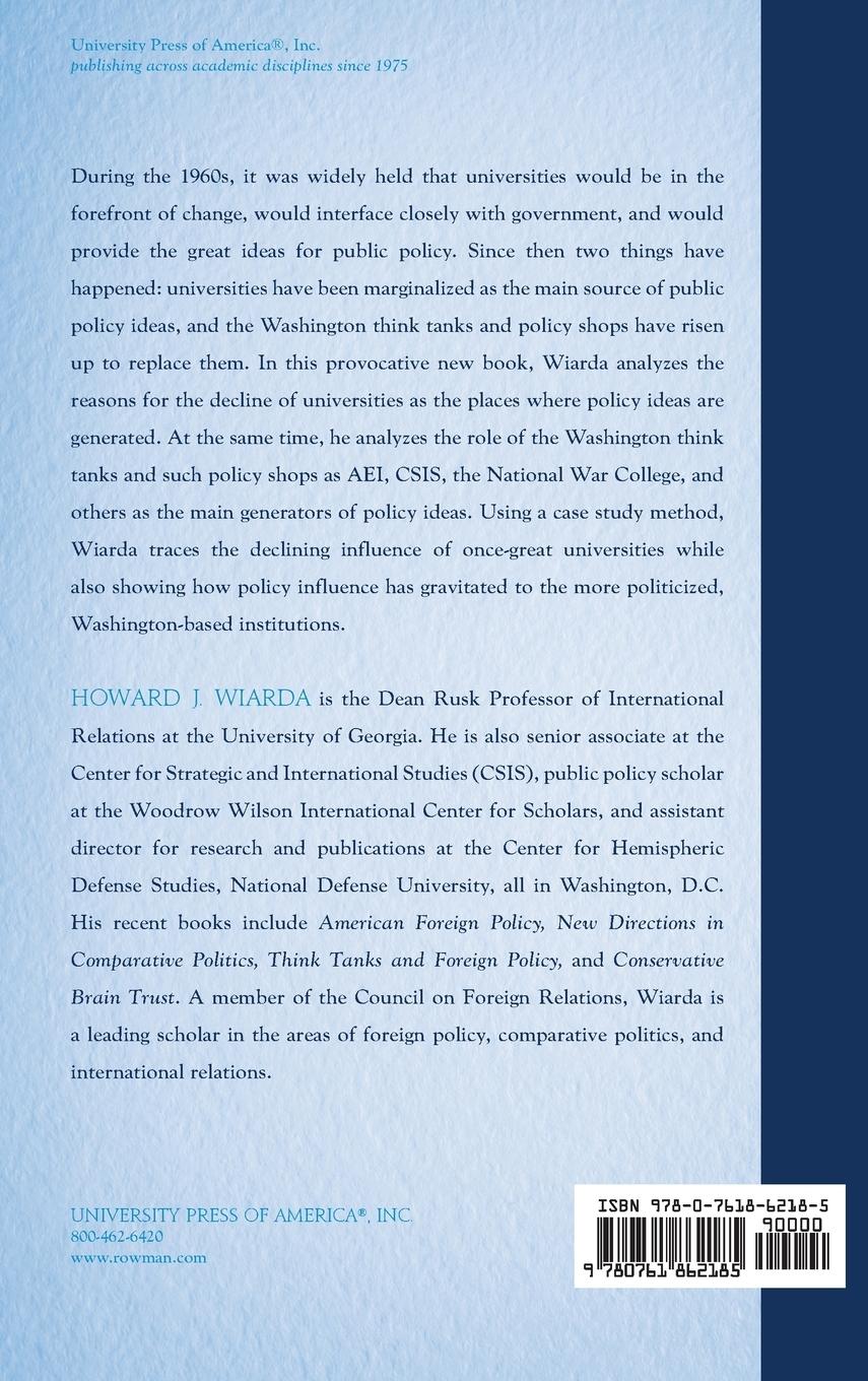 Rückseitencover Universities in Decline