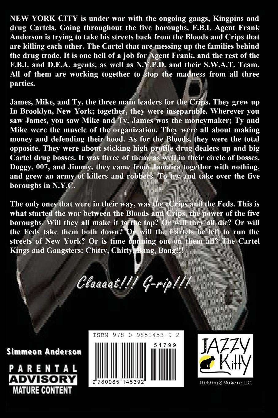 Rückseitencover Cartel Kings and Gangsters; Chitty, Chitty, Bang, Bang!!!