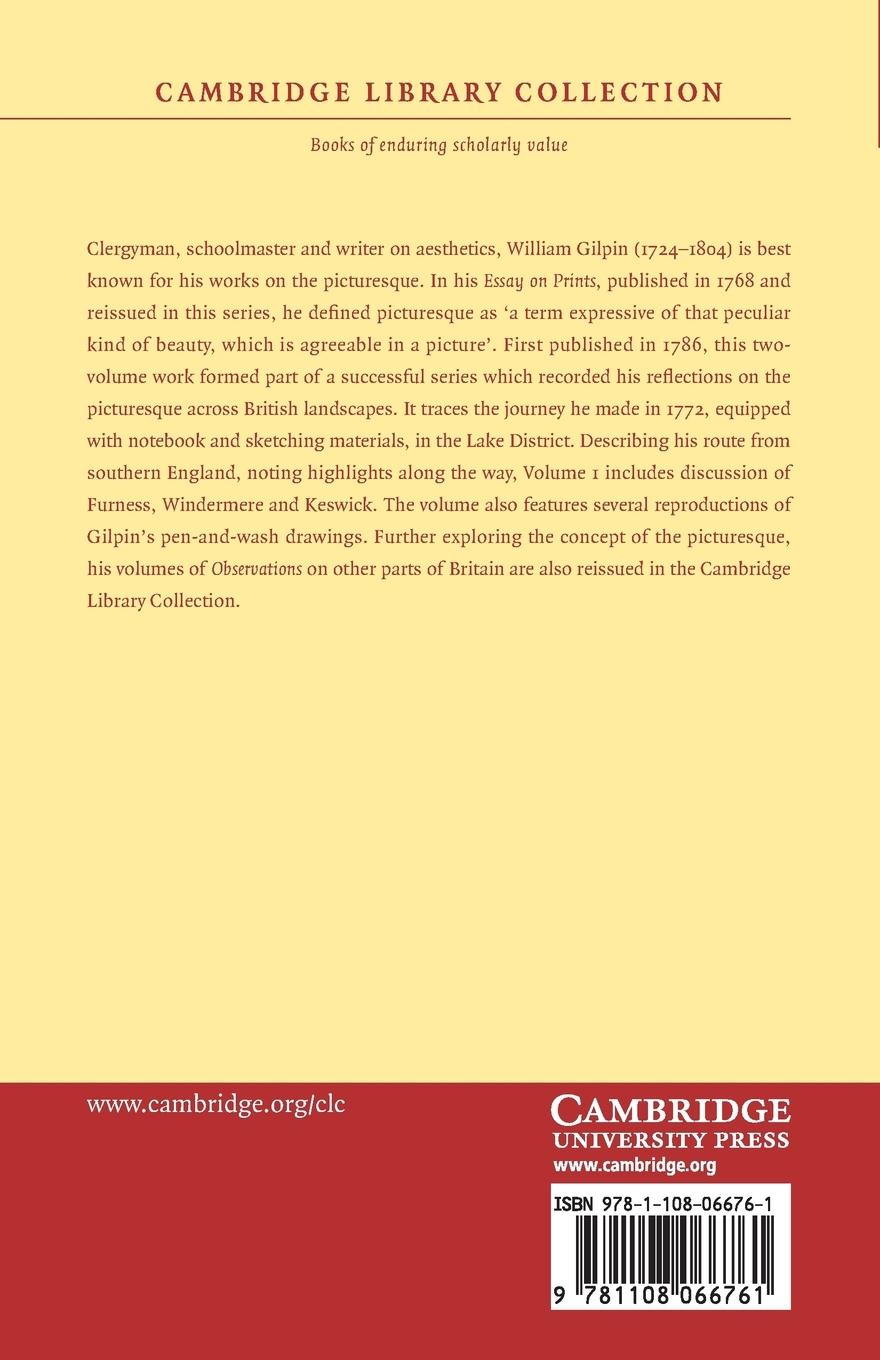 Rückseitencover Observations, Relative Chiefly to Picturesque Beauty, Made in the Year 1772, on Several Parts of England