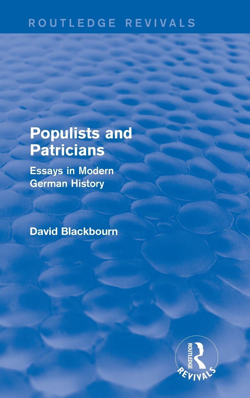 Vorderes Coverbild Populists and Patricians (Routledge Revivals)