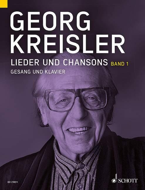 Vorderes Coverbild Georg Kreisler. Lieder und Chansons. Gesang und Klavier. Band 1