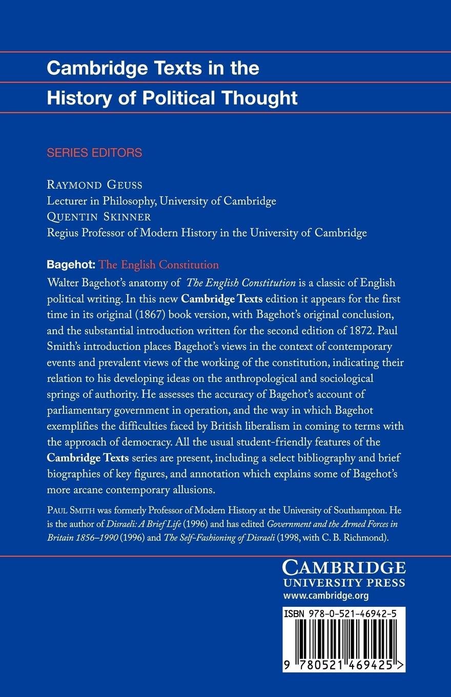 Rückseitencover Bagehot