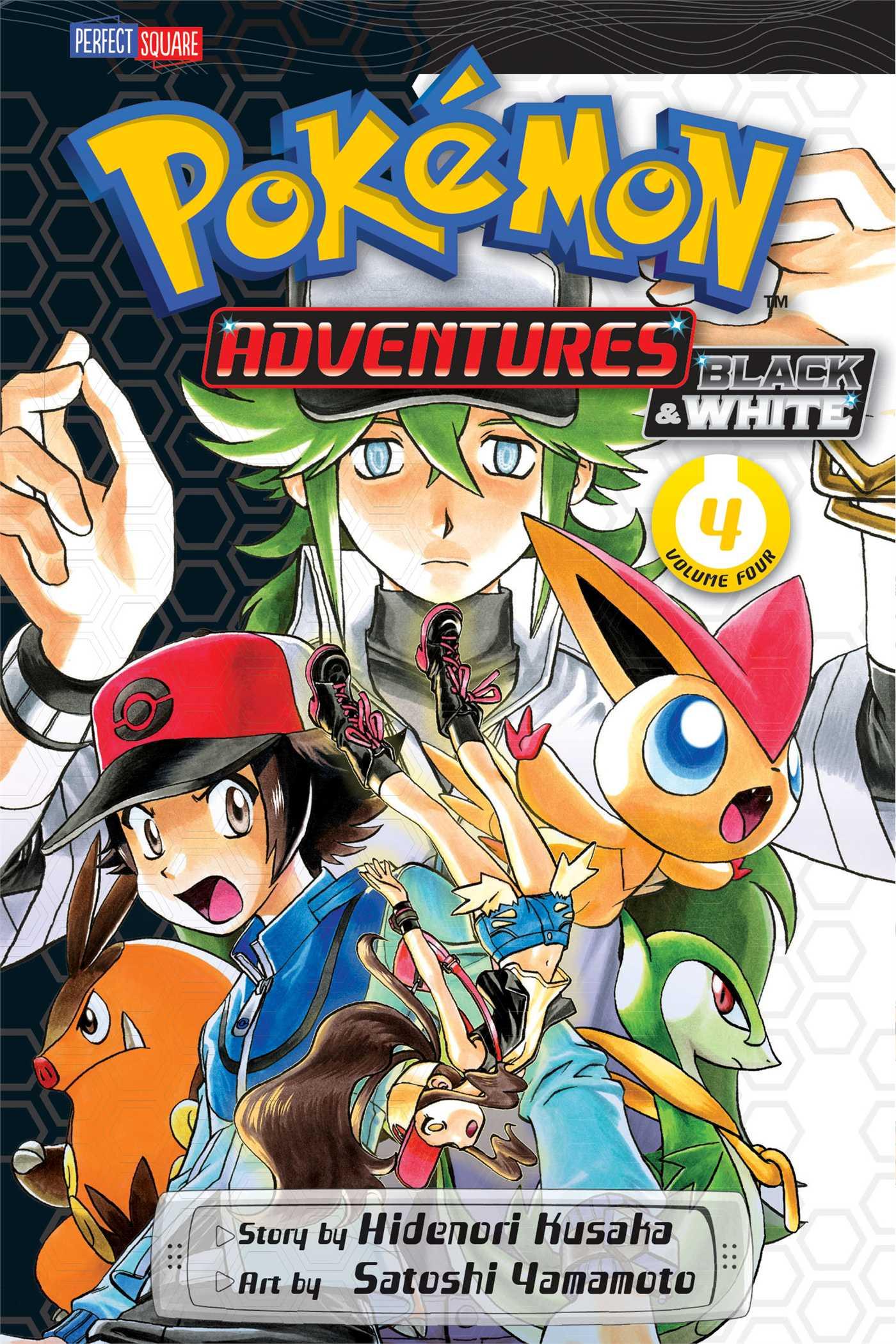 Vorderes Coverbild Pokémon Adventures: Black and White, Vol. 4