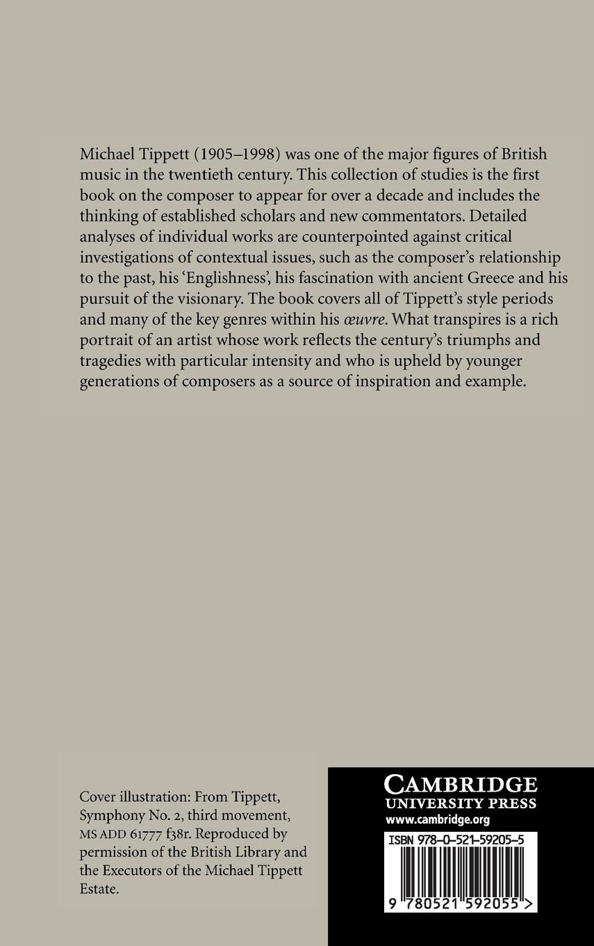 Rückseitencover Tippett Studies