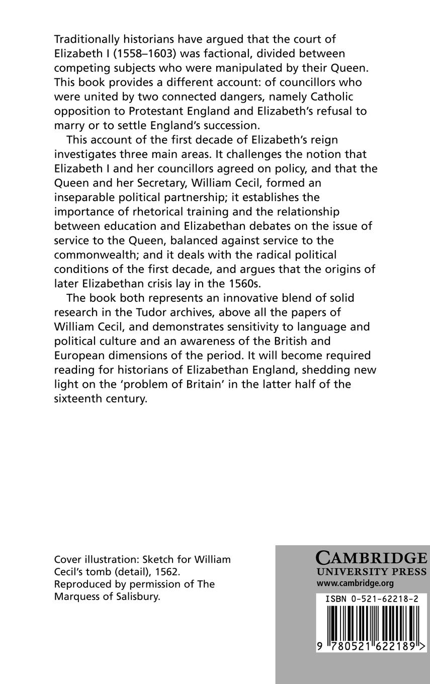 Rückseitencover The Early Elizabethan Polity