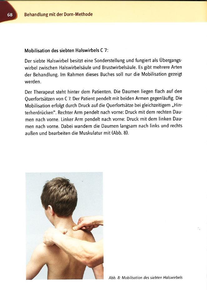 Beispielinhalt (Bild) Schmerzfrei mit der Dorn-Methode