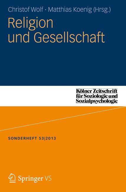 Vorderes Coverbild Religion und Gesellschaft