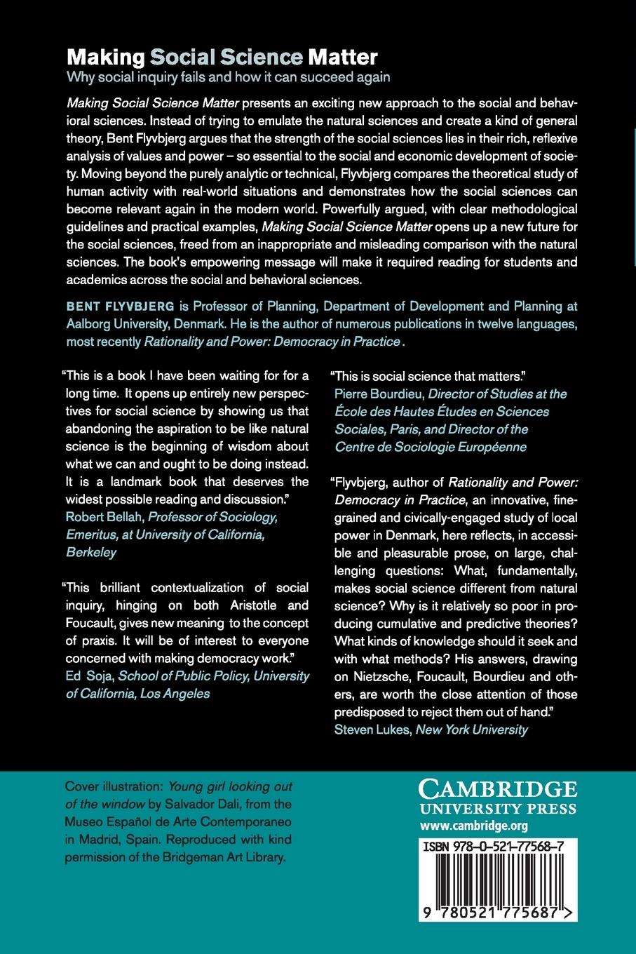 Rückseitencover Making Social Science Matter