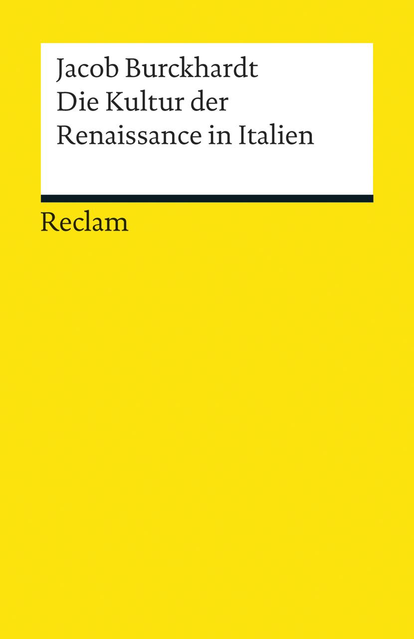 Vorderes Coverbild Die Kultur der Renaissance in Italien