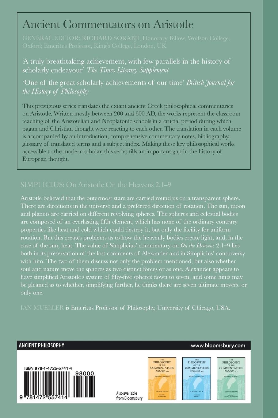 Rückseitencover Simplicius