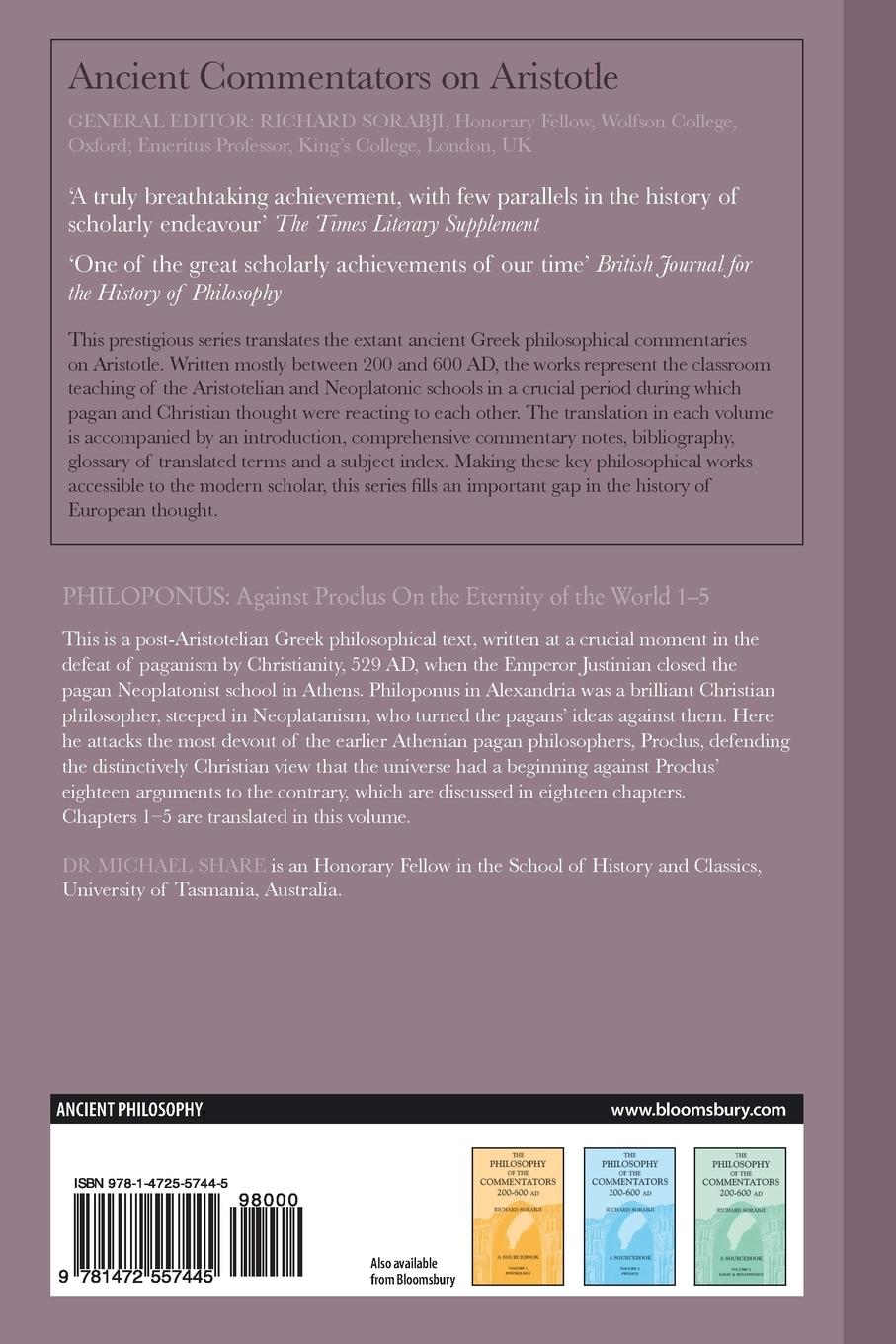 Rückseitencover Philoponus