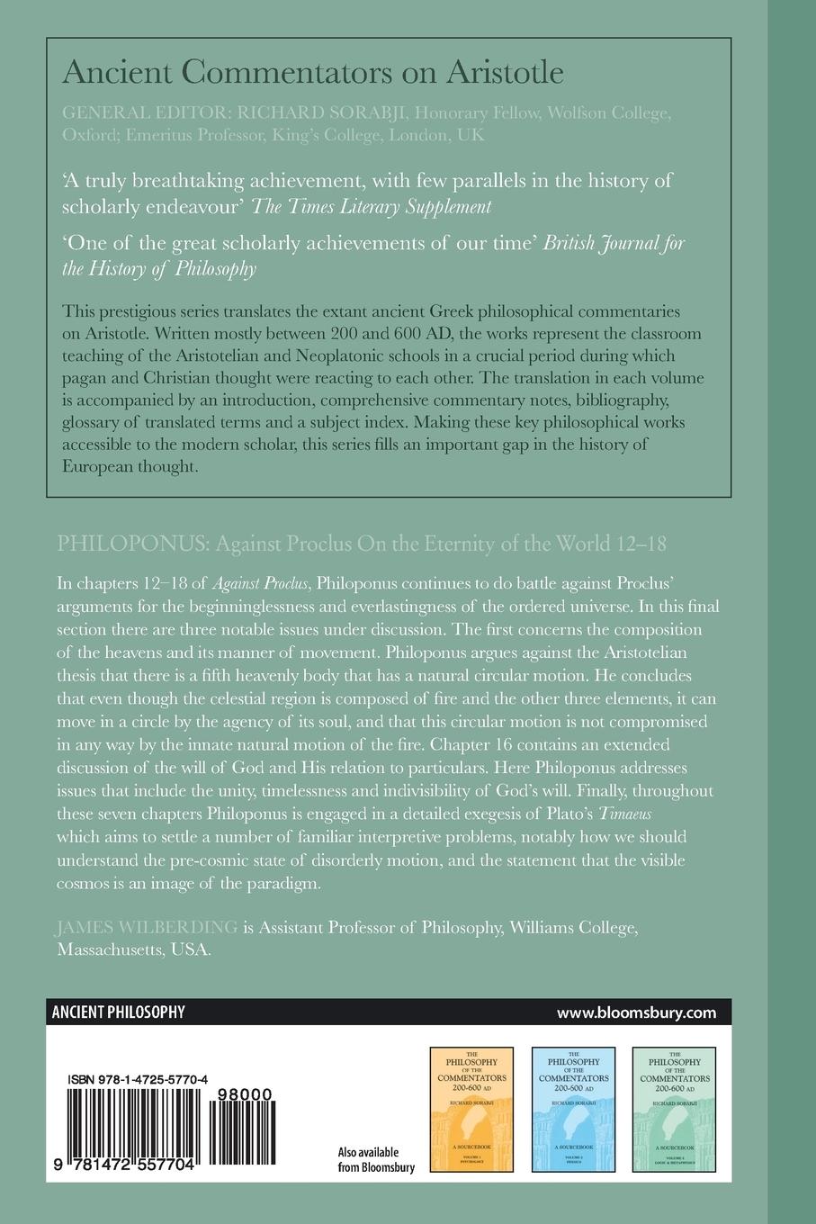 Rückseitencover Philoponus