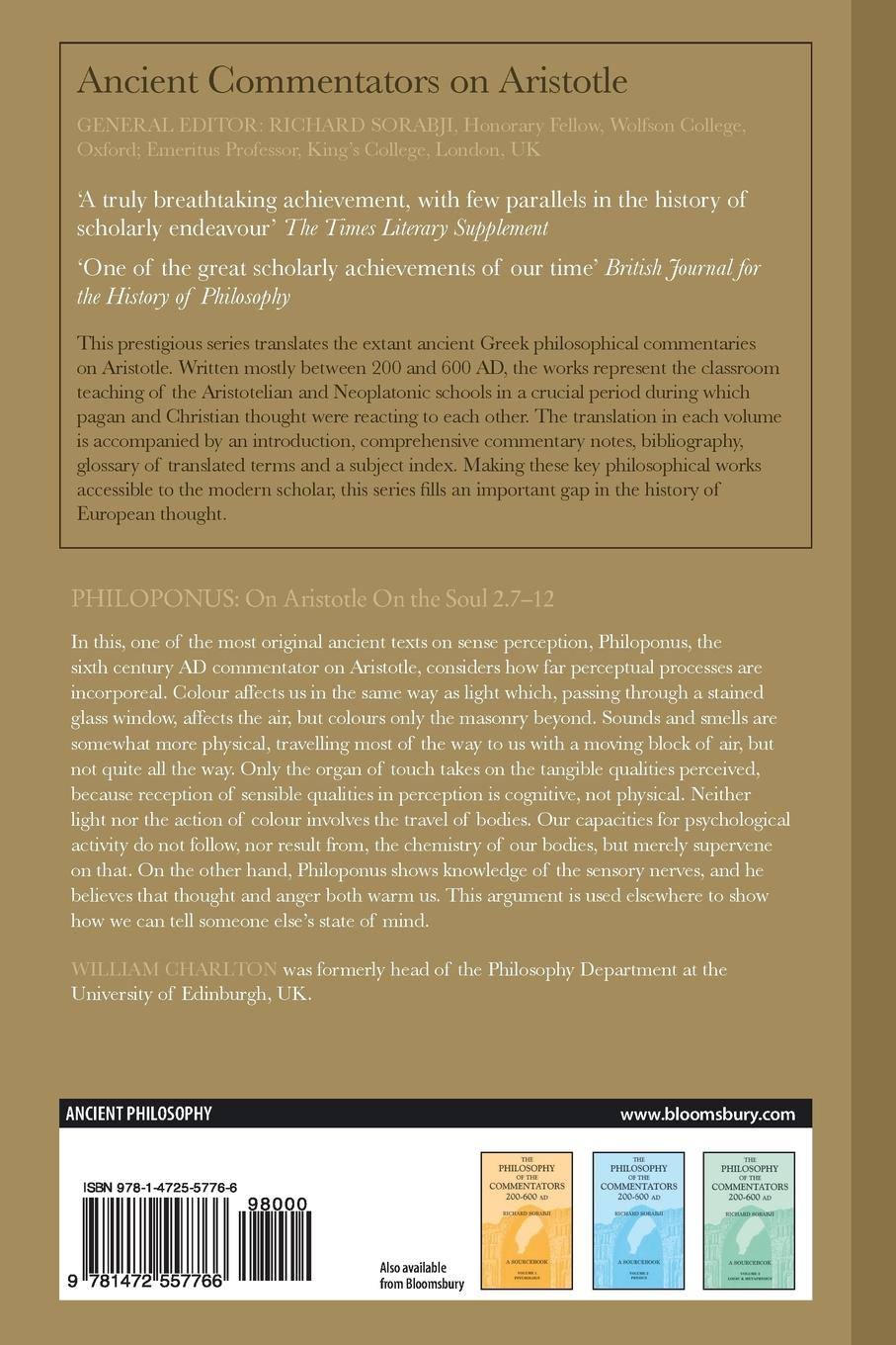 Rückseitencover Philoponus