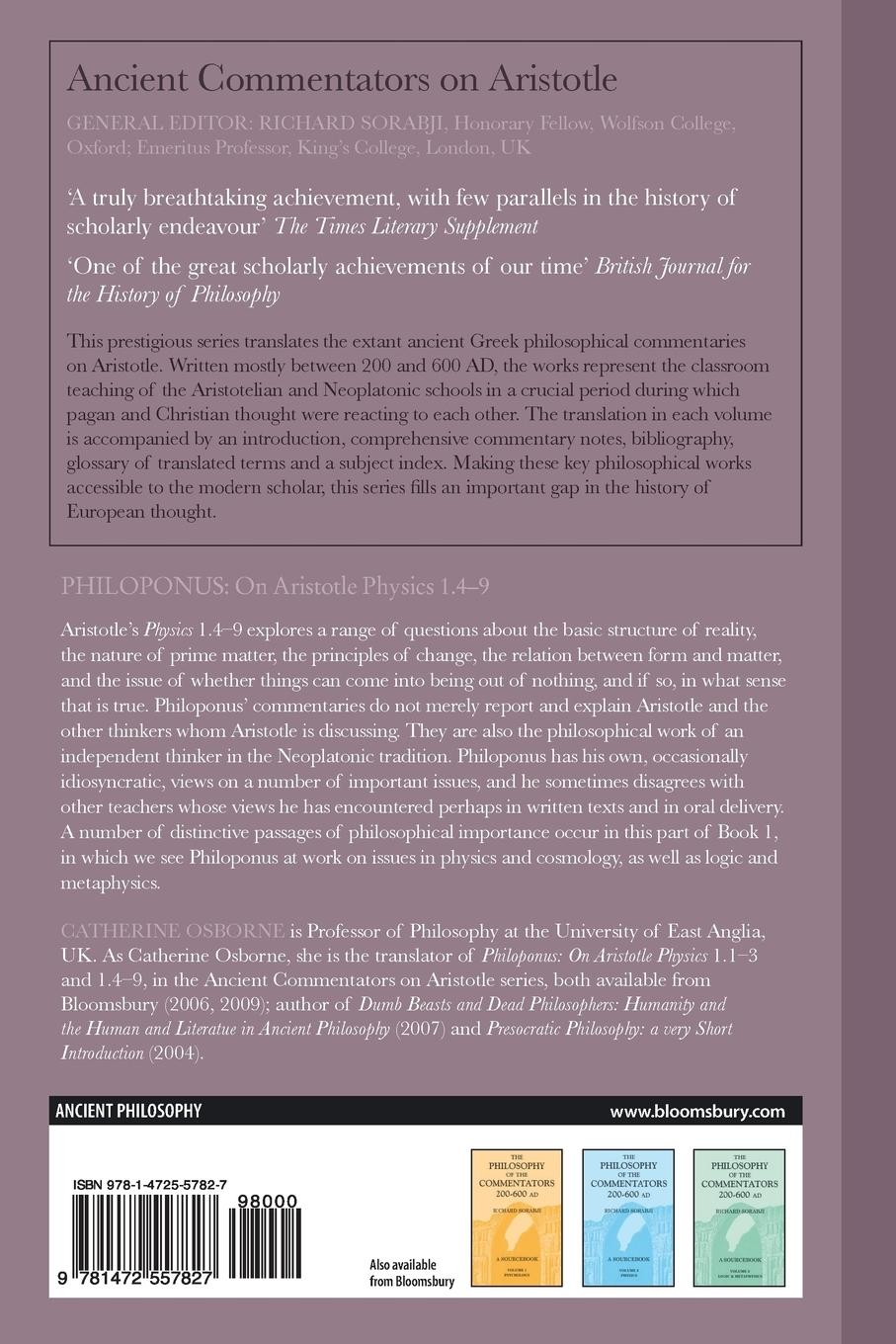 Rückseitencover Philoponus