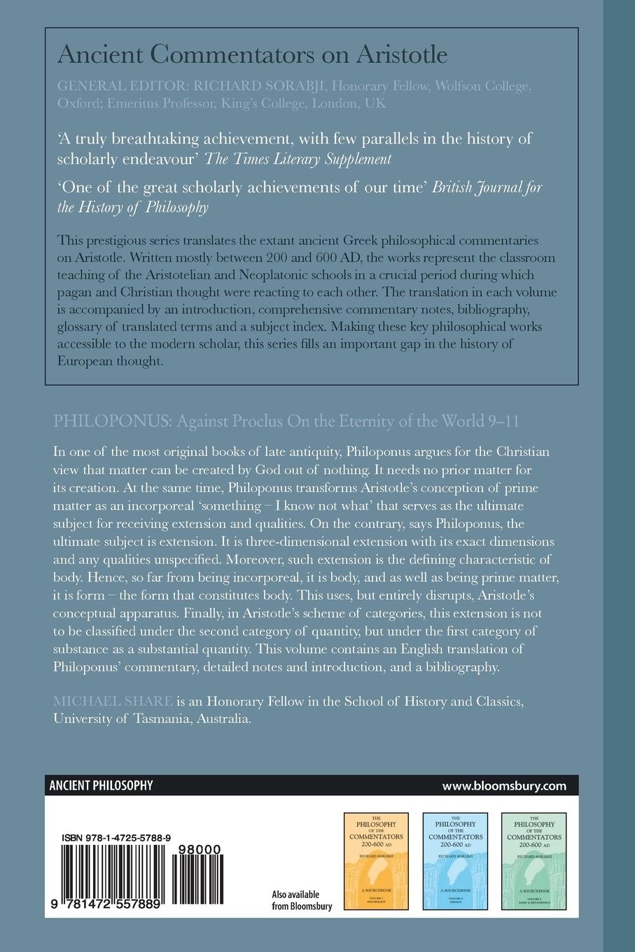 Rückseitencover Philoponus