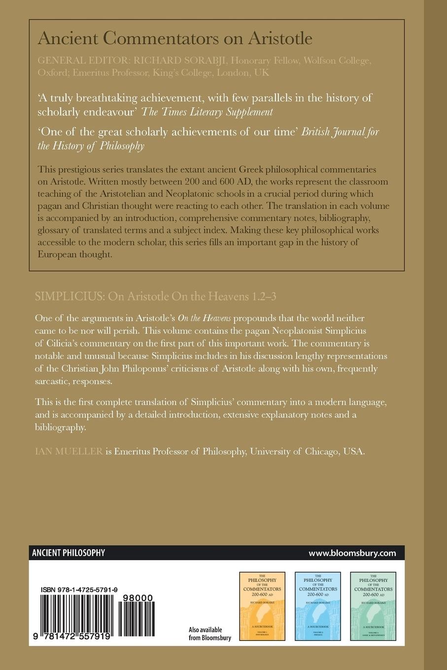 Rückseitencover Simplicius