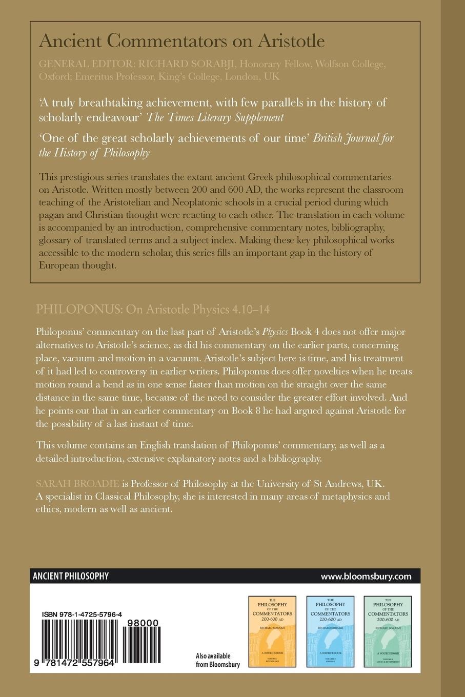 Rückseitencover Philoponus