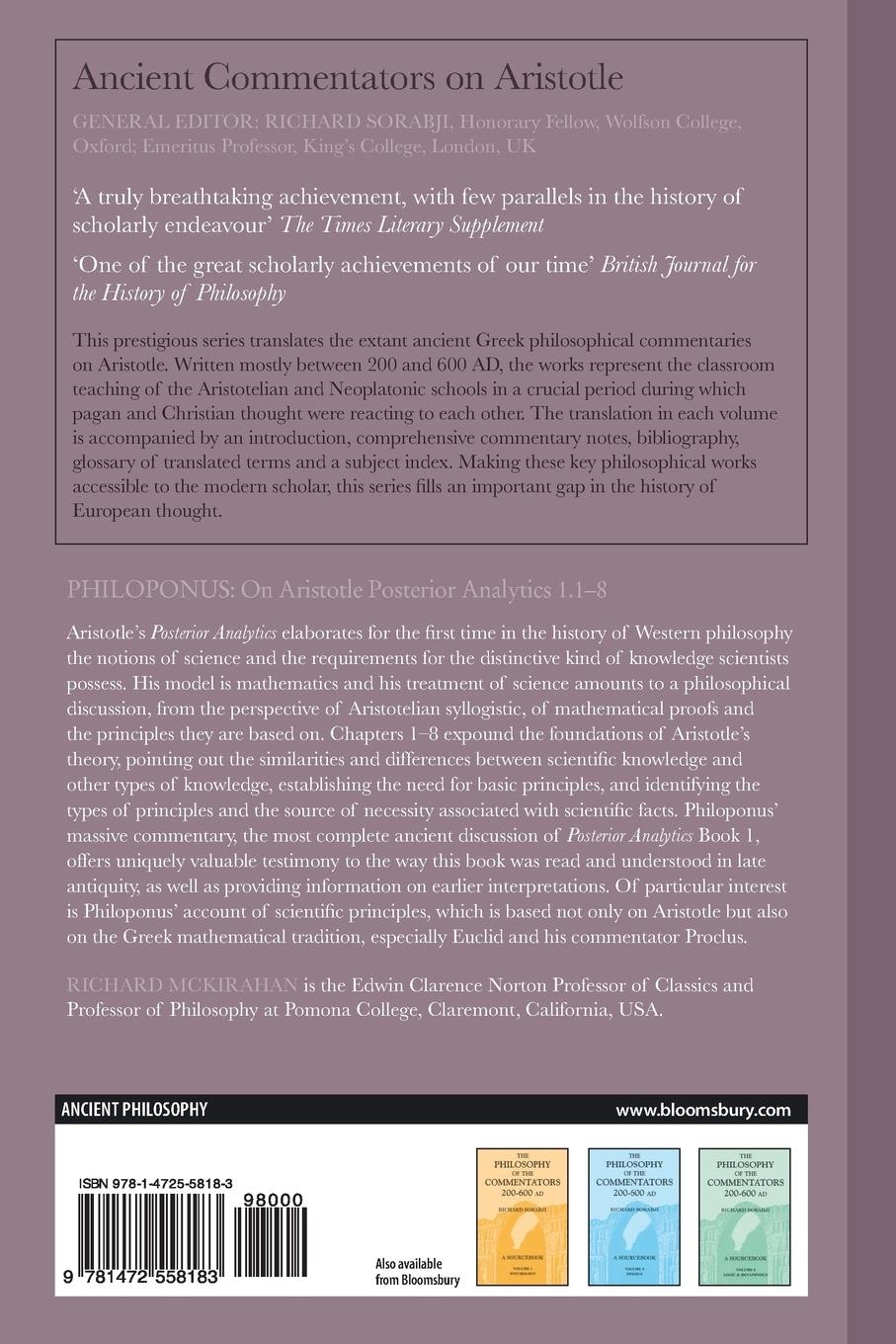 Rückseitencover Philoponus