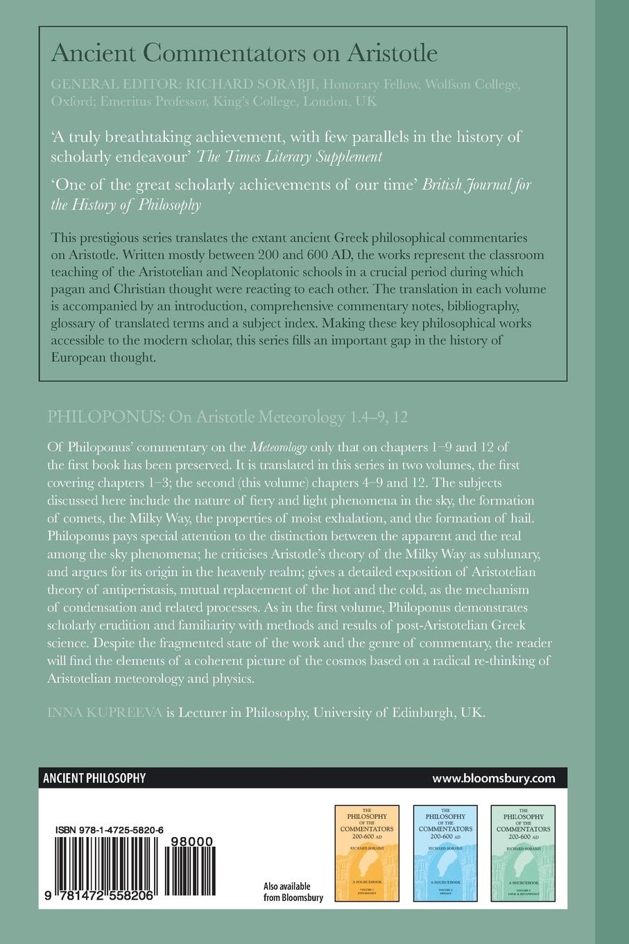 Rückseitencover Philoponus