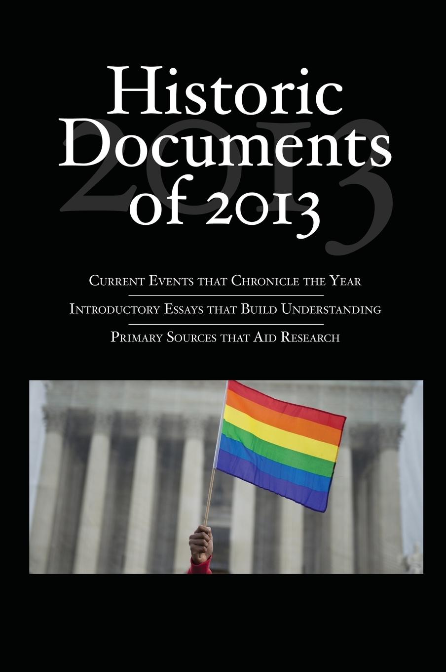 Vorderes Coverbild Historic Documents of 2013