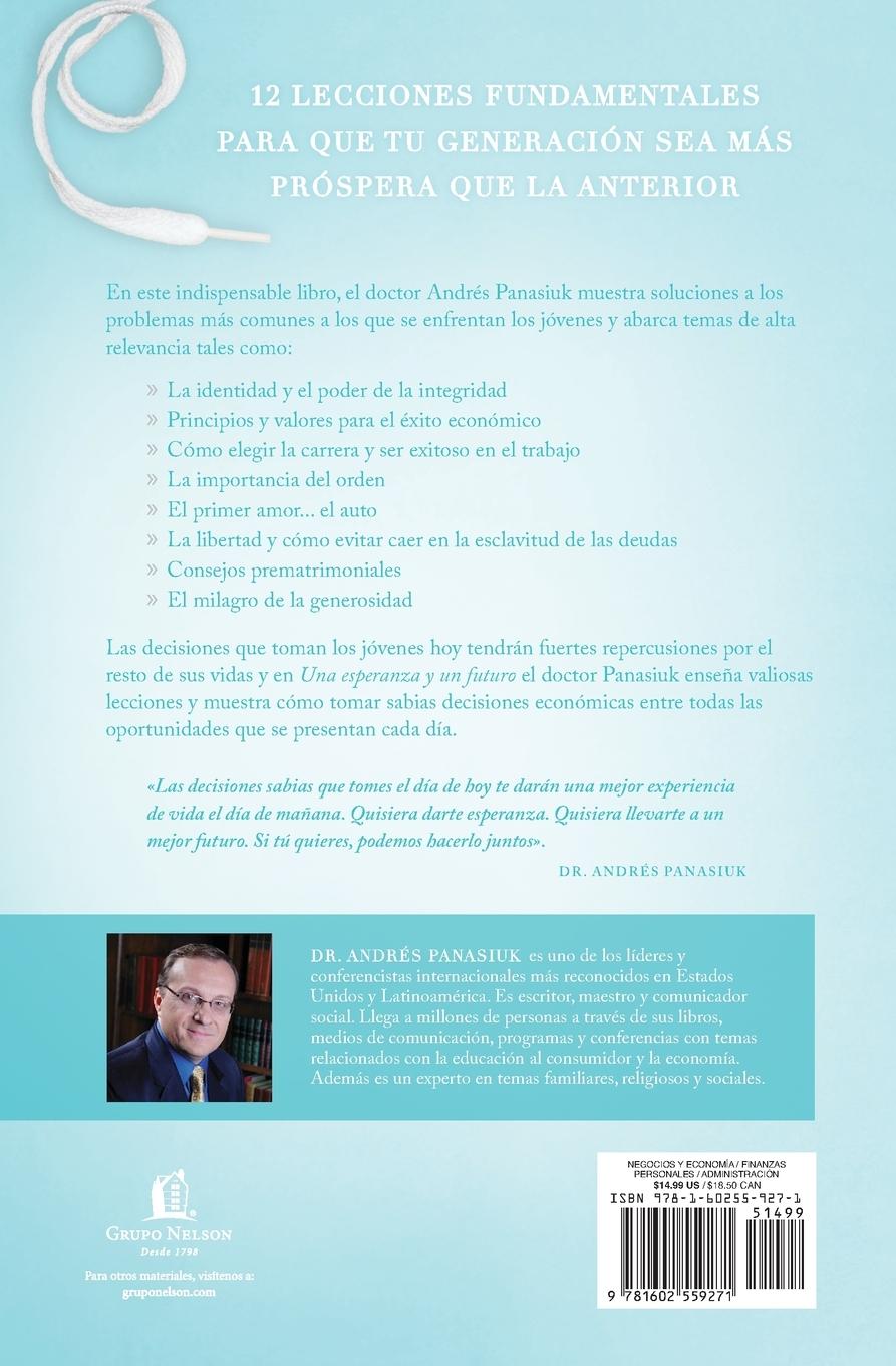 Rückseitencover Una Esperanza Y Un Futuro