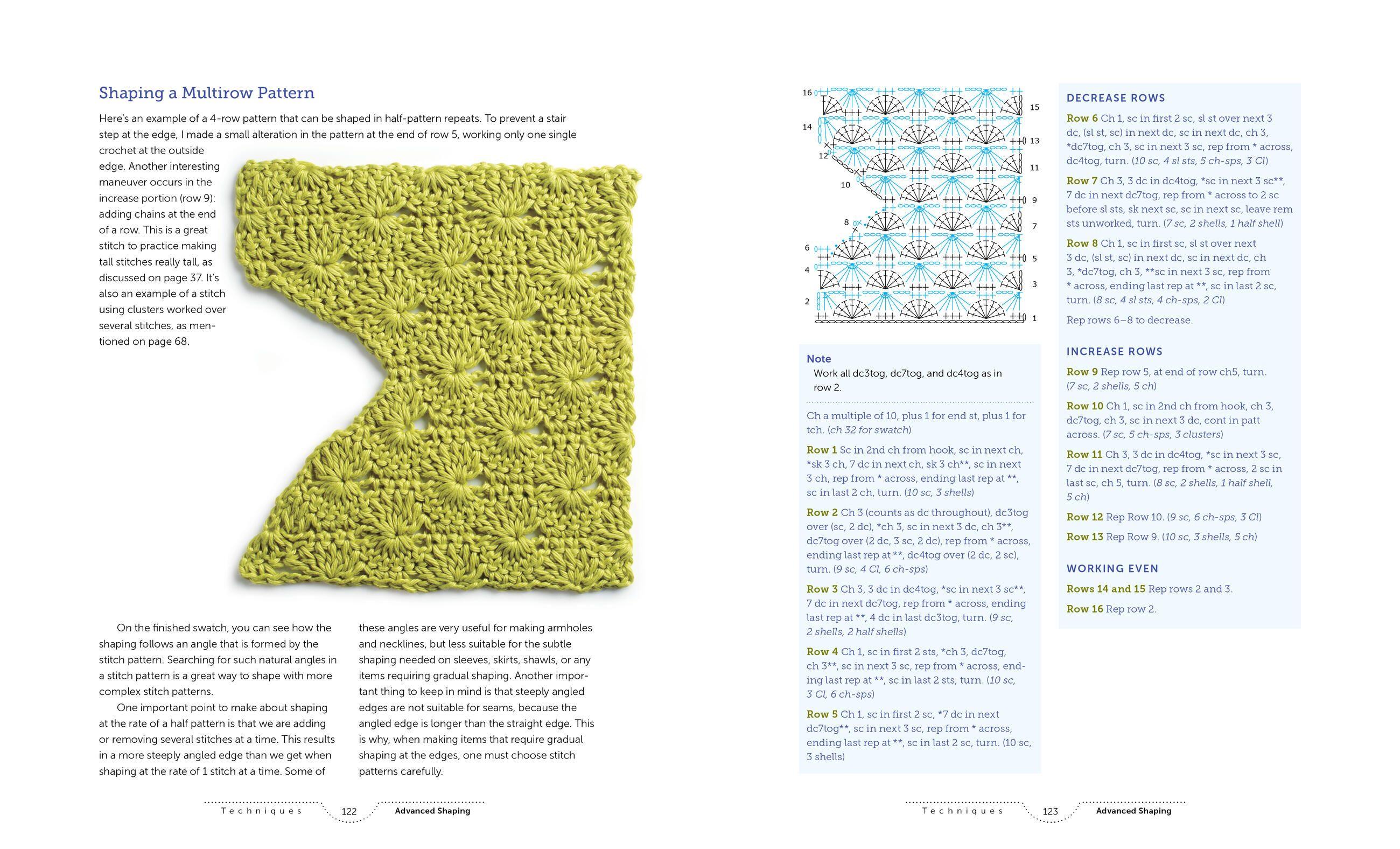 Beispielinhalt (Bild) The Crocheter's Skill-Building Workshop