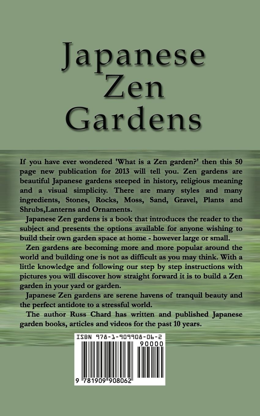 Rückseitencover Japanese Zen Gardens