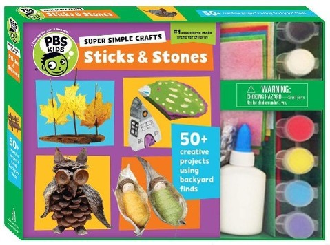 Vorderes Coverbild Super Simple Crafts: Sticks and Stones, 1