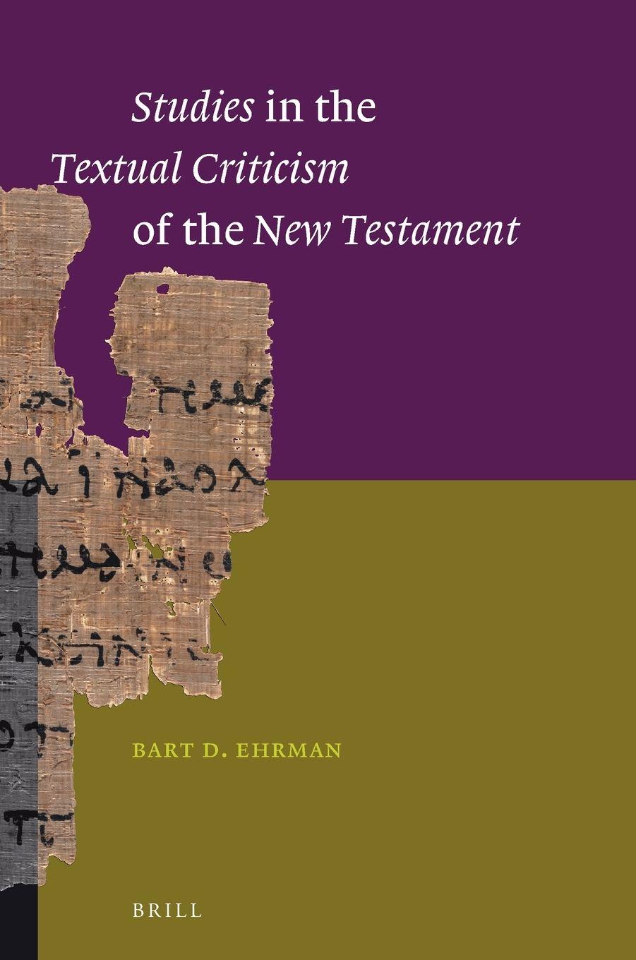 Vorderes Coverbild Studies in the Textual Criticism of the New Testament