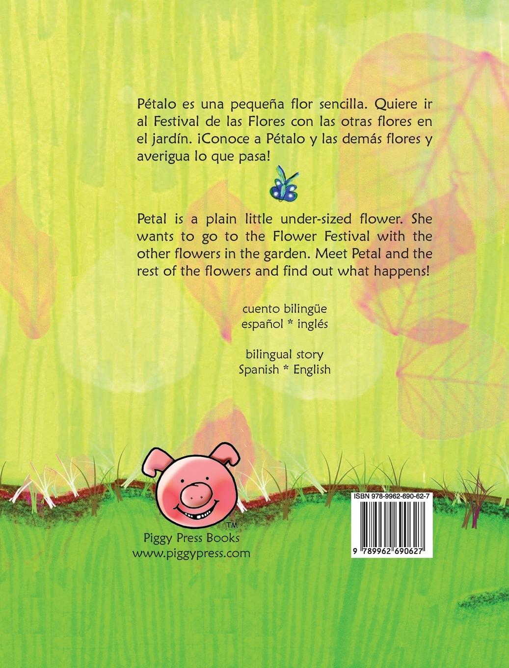 Rückseitencover Petalo y El Pote * Petal and the Pot