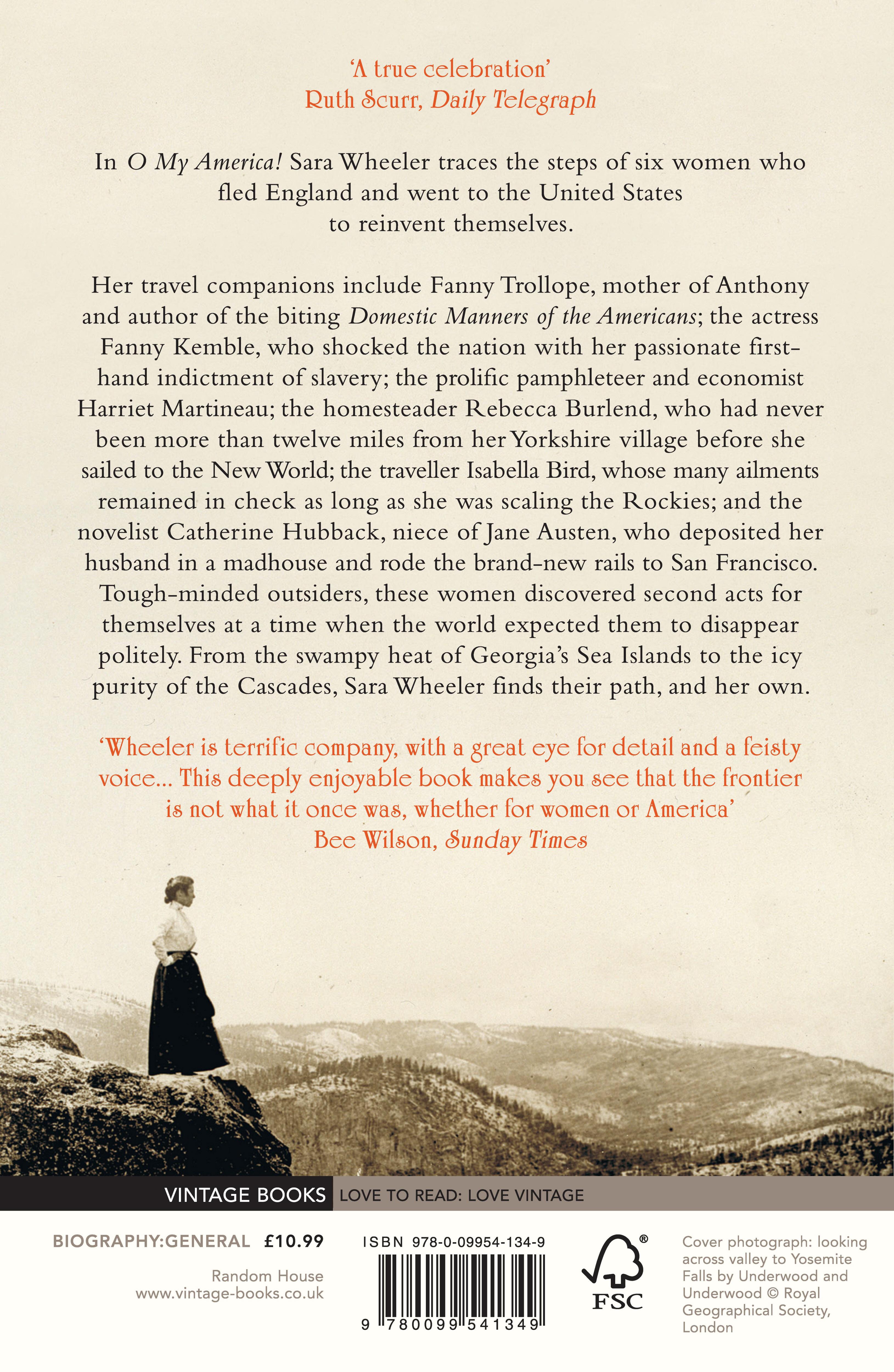 Rückseitencover O My America!