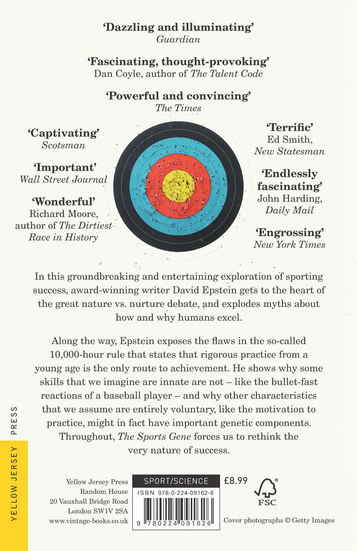 Rückseitencover The Sports Gene