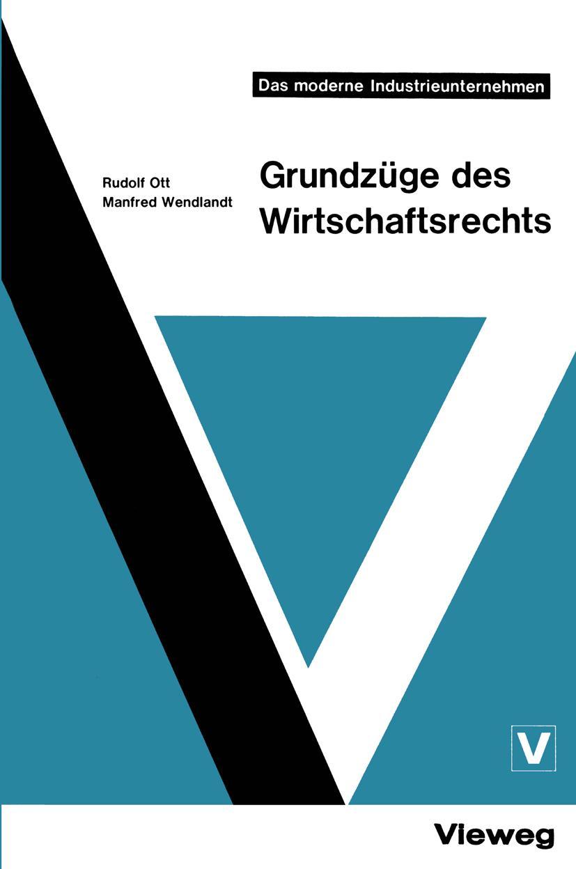 Vorderes Coverbild Grundzüge des Wirtschaftsrechts