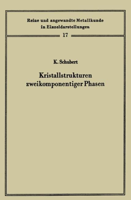 Vorderes Coverbild Kristallstrukturen zweikomponentiger Phasen