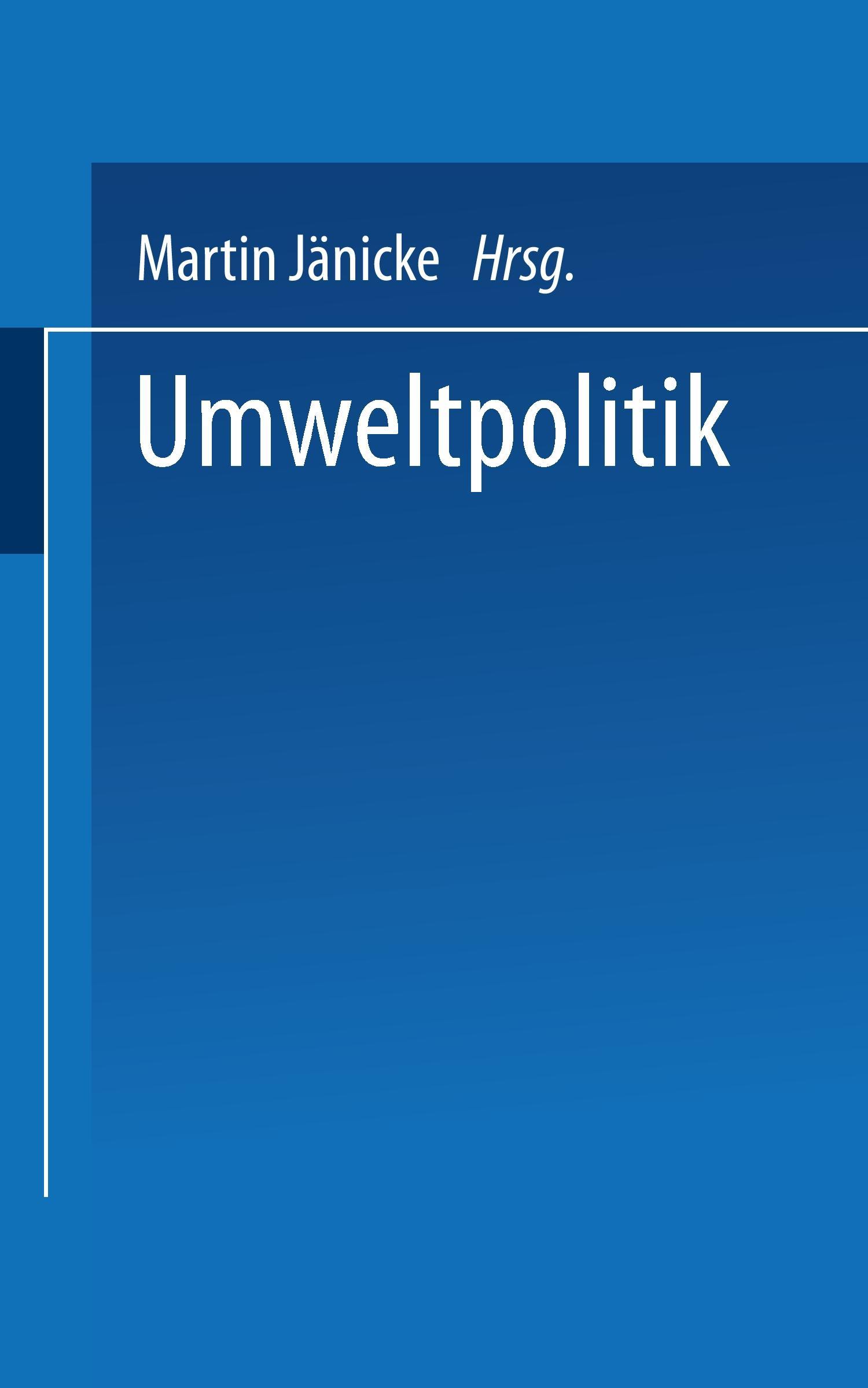 Vorderes Coverbild Umweltpolitik
