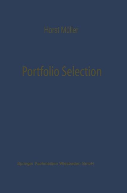 Vorderes Coverbild Portfolio Selection als Entscheidungsmodell deutscher Investmentgesellschaften