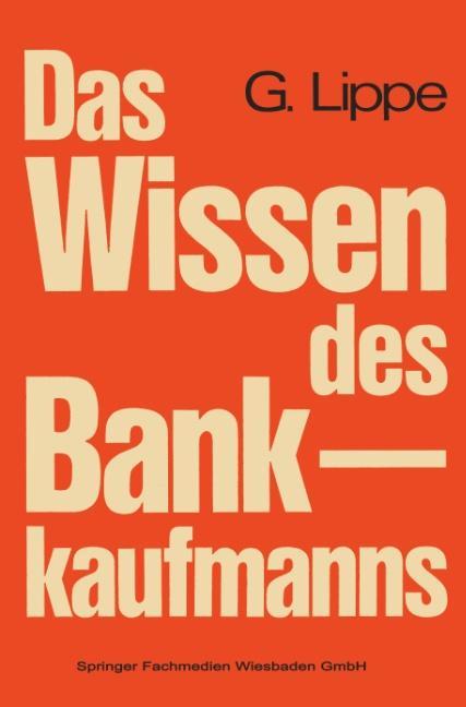 Vorderes Coverbild Das Wissen des Bankkaufmanns