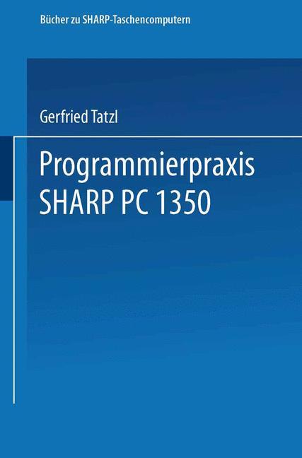 Vorderes Coverbild Programmierpraxis SHARP PC-1350