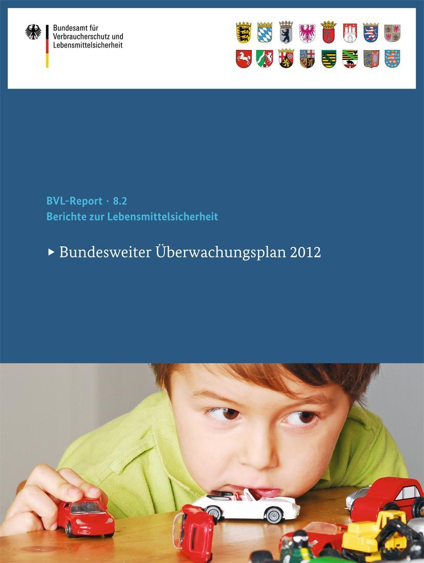 Vorderes Coverbild Berichte zur Lebensmittelsicherheit 2012