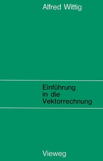 Vorderes Coverbild Einführung in die Vektorrechnung