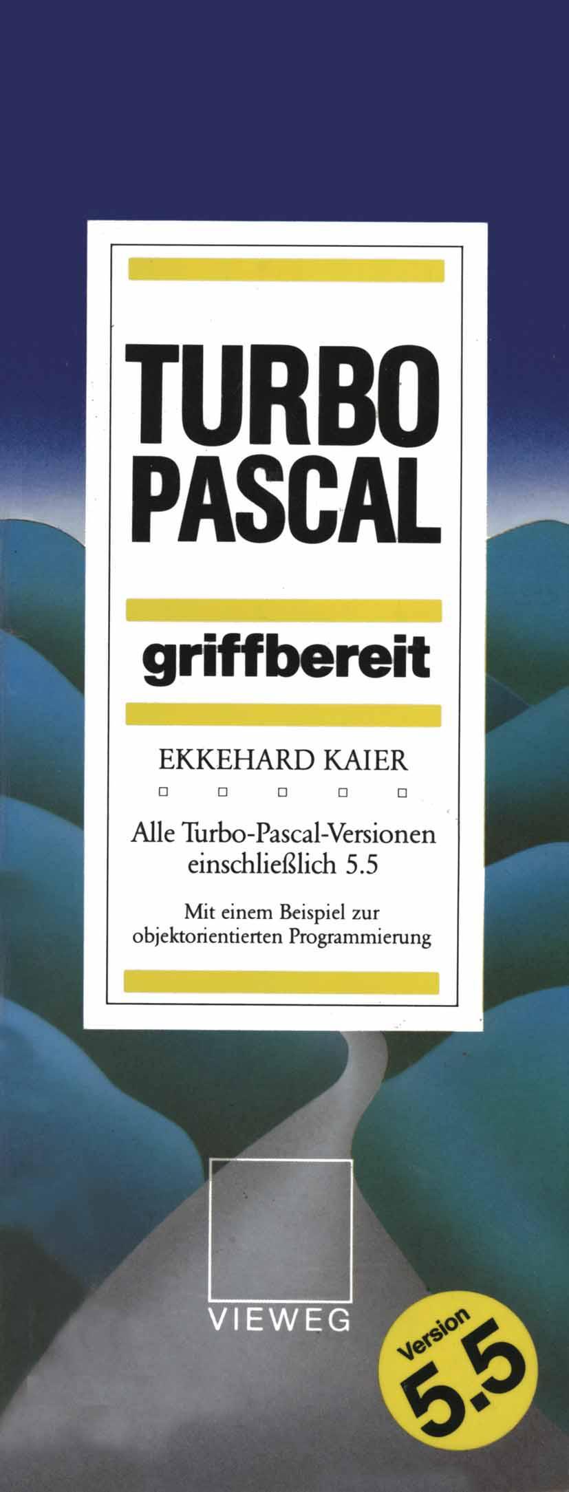 Vorderes Coverbild Turbo-Pascal griffbereit